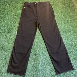 LC Lauren Conrad Women's Classic Black Straight Leg Jeans